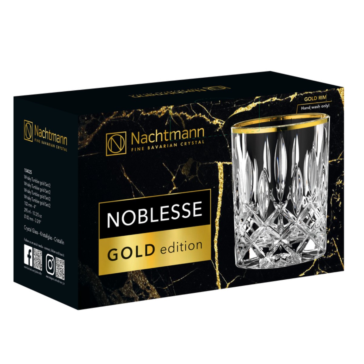 Nachtmann Noblesse Gold Whisky Tumber Set of 2 image number null